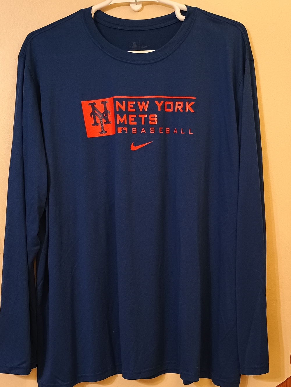 NWOT Nike New York Mets Authentic Collection Dri-FIT Shirt Men's 4X